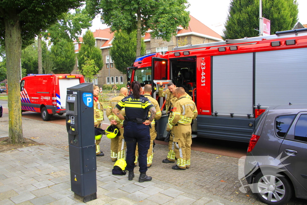 Brandweer onderzoekt oorzaak gaslekkage bij werkzaamheden