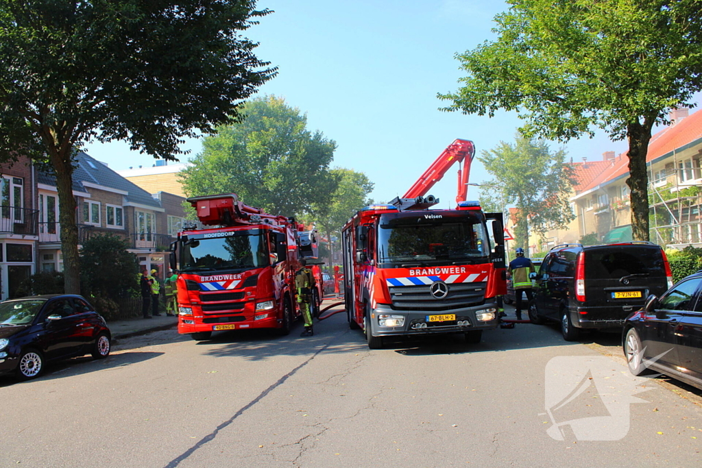 Veel hulpdiensten ingezet voor zeer grote brand