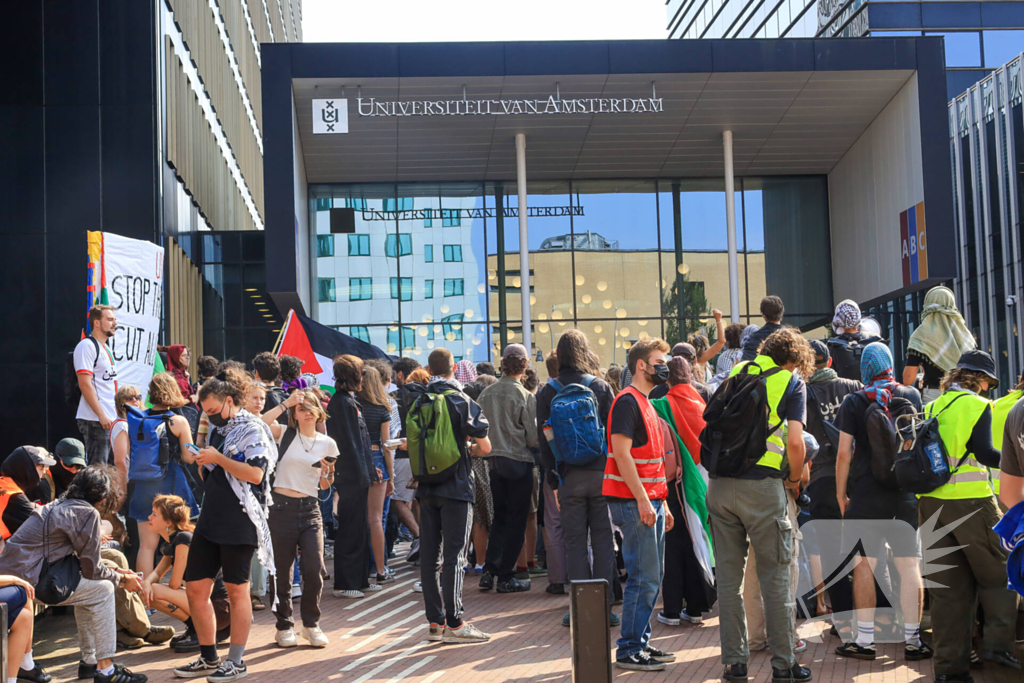 Grote opkomst bij Pro Palestina demonstratie