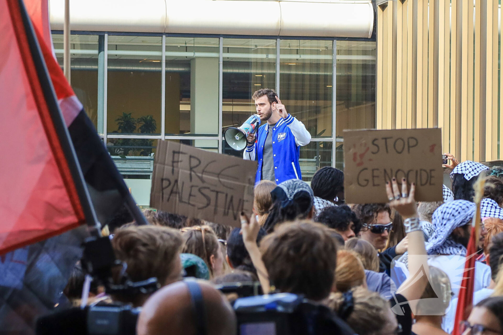 Grote opkomst bij Pro Palestina demonstratie