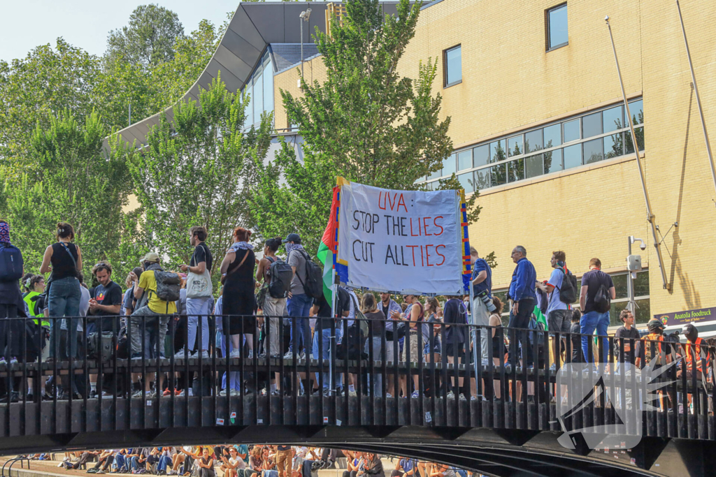 Grote opkomst bij Pro Palestina demonstratie