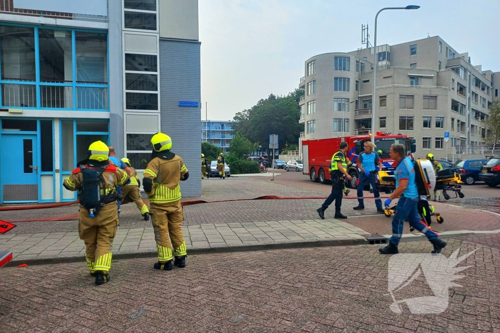 Brand in woning snel geblust