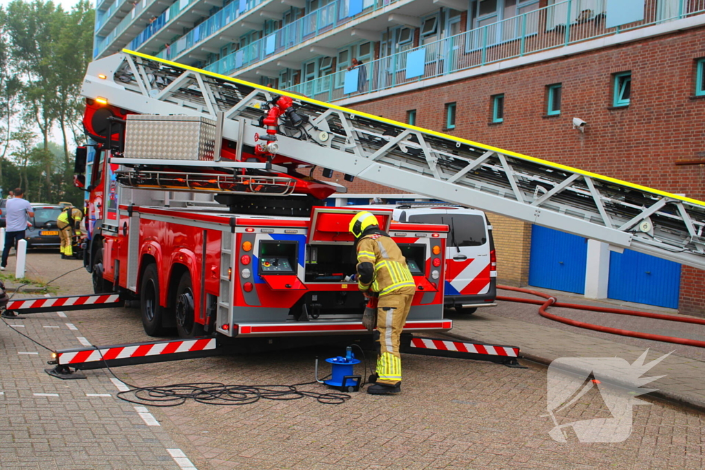 Brand in woning snel geblust