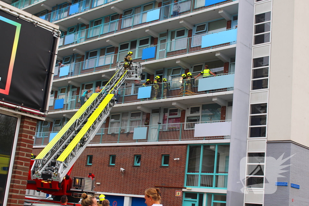 Brand in woning snel geblust