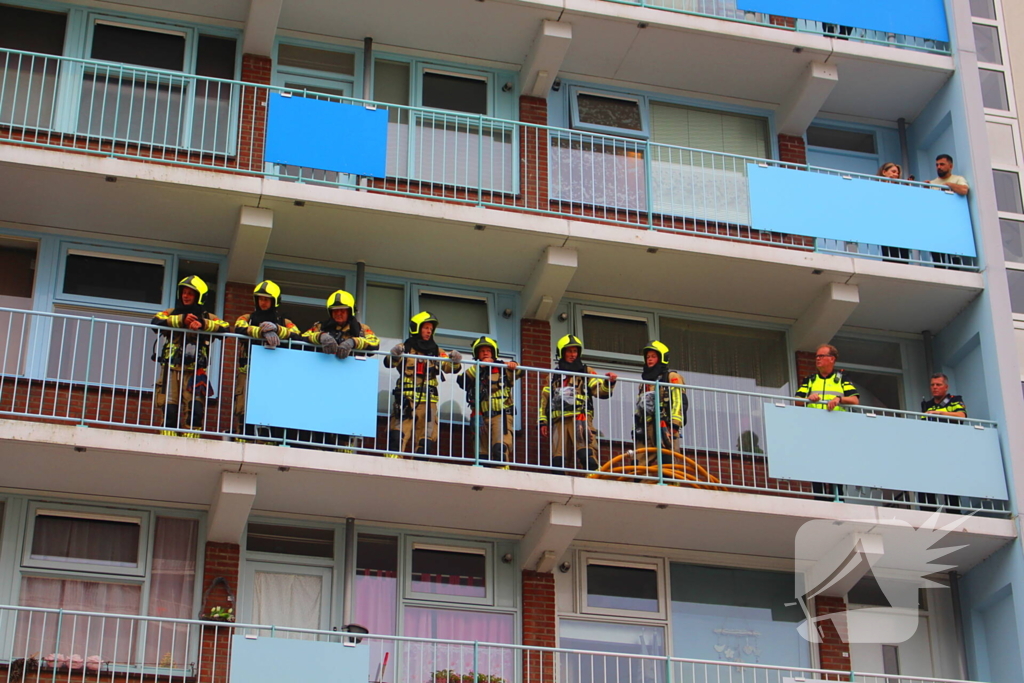 Brand in woning snel geblust