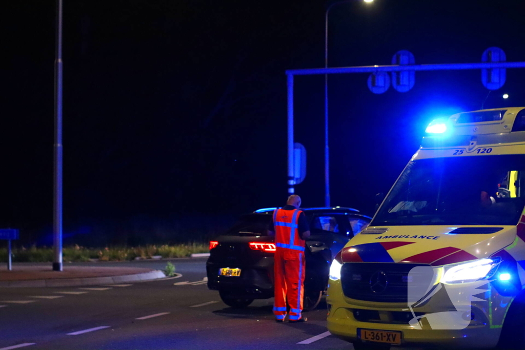 Gewonde na frontale botsing op kruising