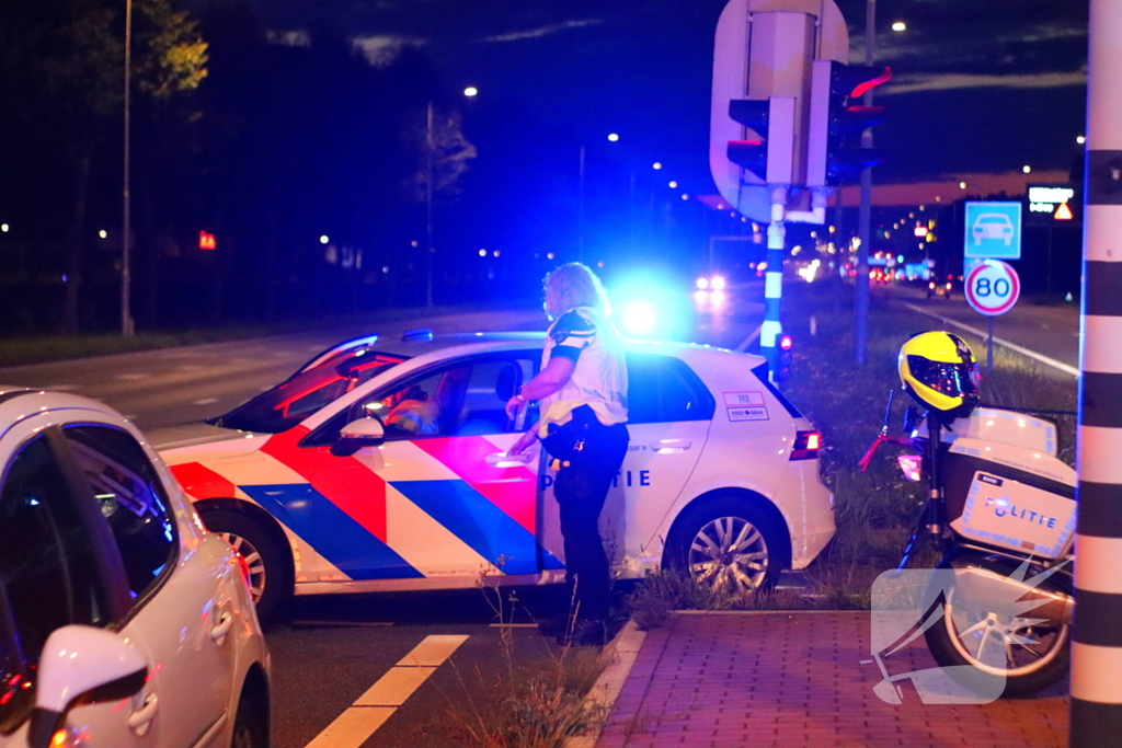 Gewonde na frontale botsing op kruising