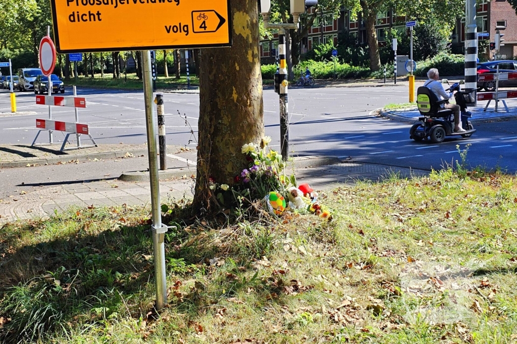 12-jarige jongen overleden na aanrijding met vrachtwagen, herdenkingsplek ingericht