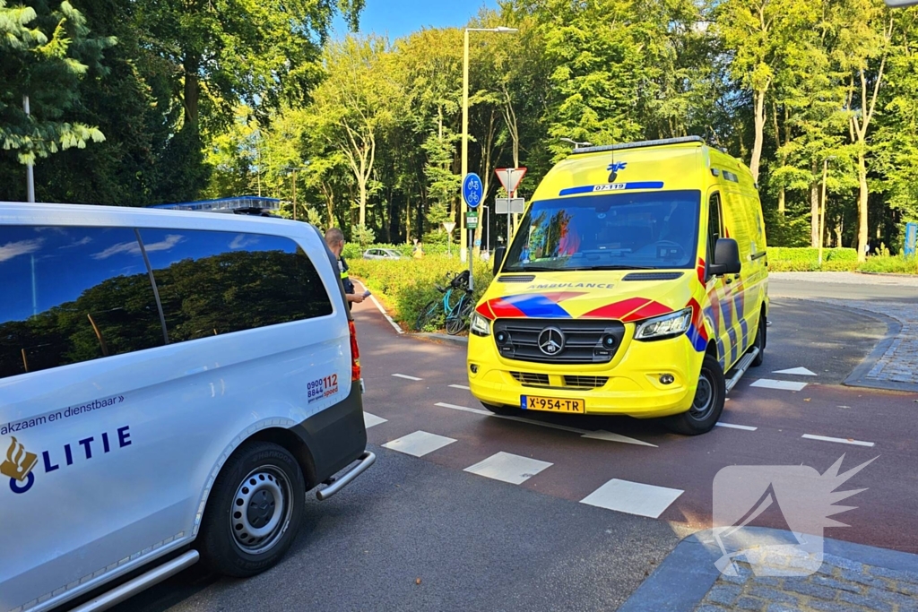 Fietser geschept door automobilist