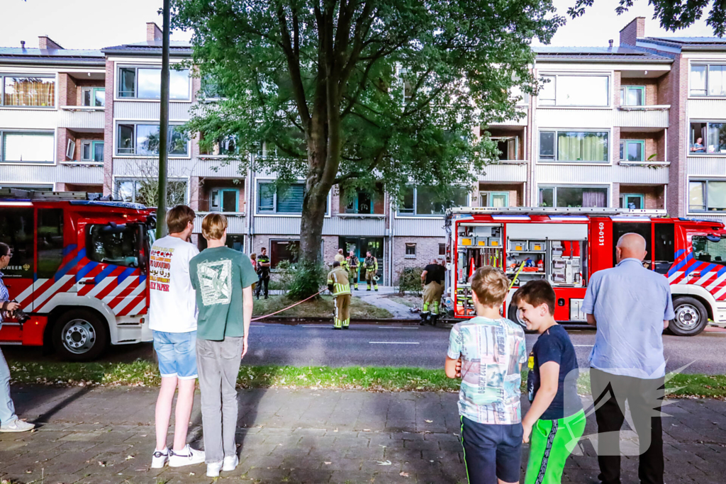 Veel schade na brand in flatwoning