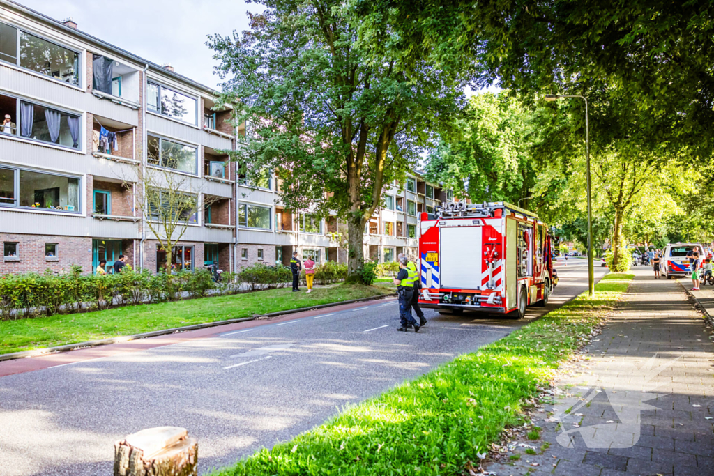 Veel schade na brand in flatwoning