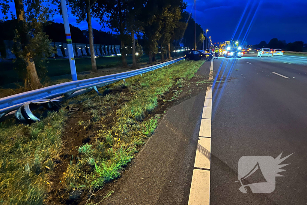 Automobilist aangehouden na eenzijdig ongeval