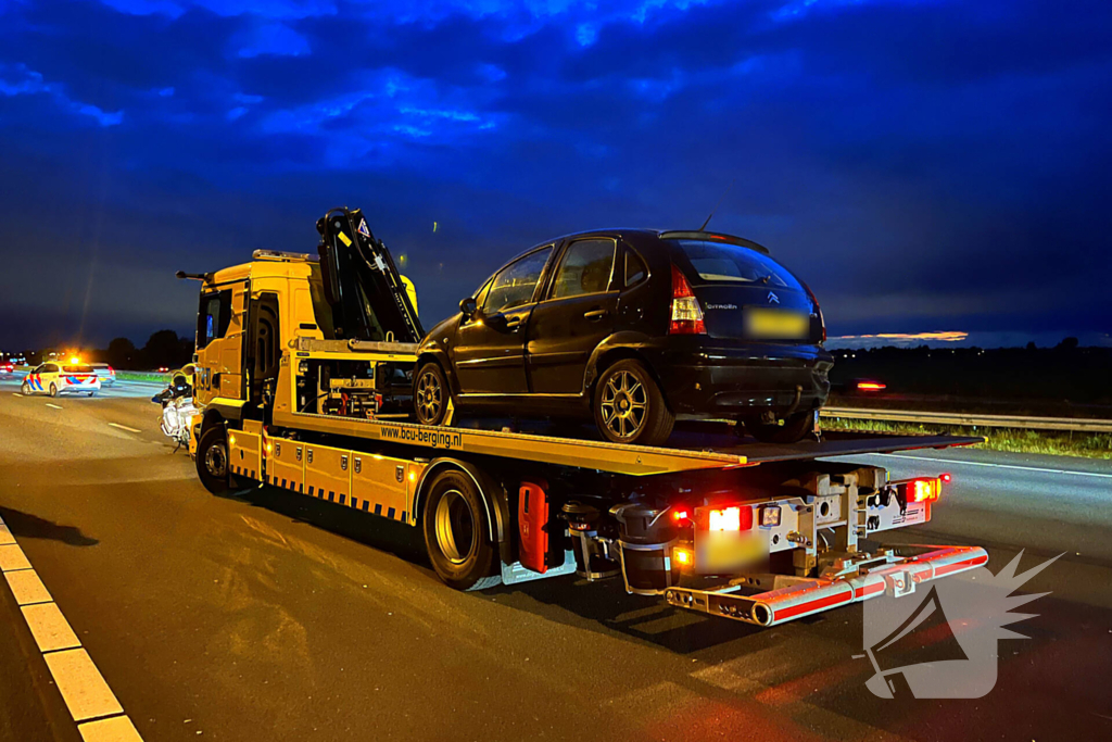 Automobilist aangehouden na eenzijdig ongeval