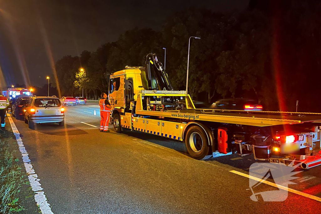 Drie voertuigen betrokken bij kettingbotsing