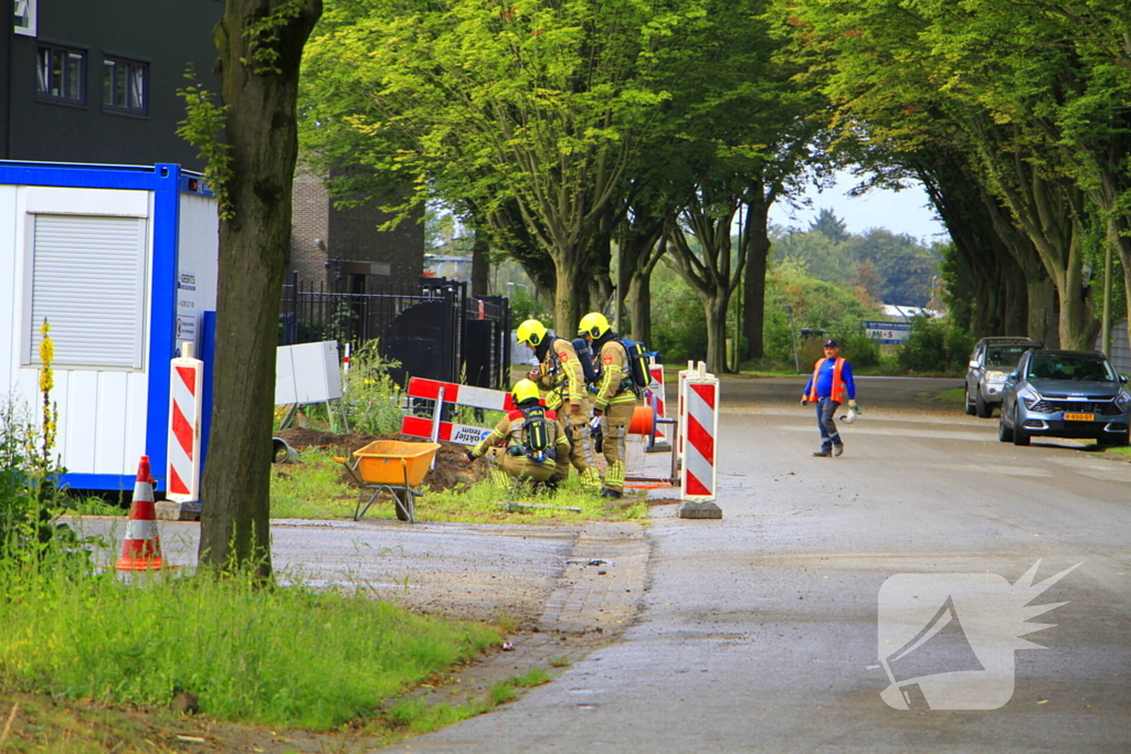 Groot gebied afgezet vanwege gaslekkage