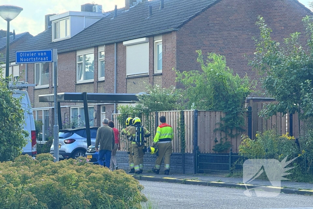 Brandweer ingezet voor gaslucht