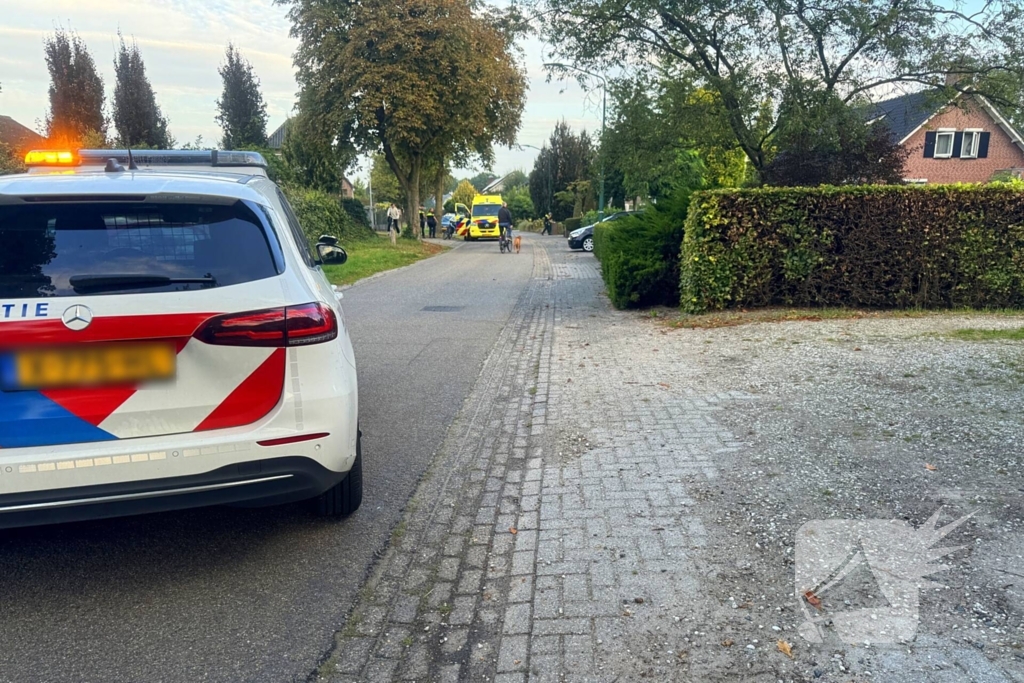 Fietser ernstig gewond, traumahelikopter ingezet