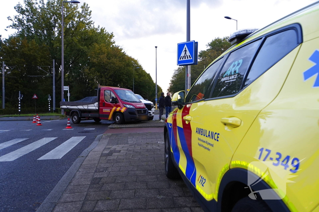 Bestelbus en 4x4 betrokken bij ongeval