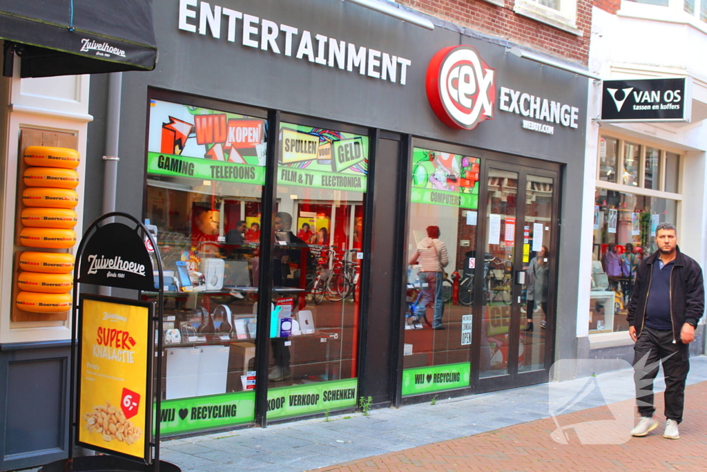 Entertainmentwinkel CEX voor tweede keer overvallen