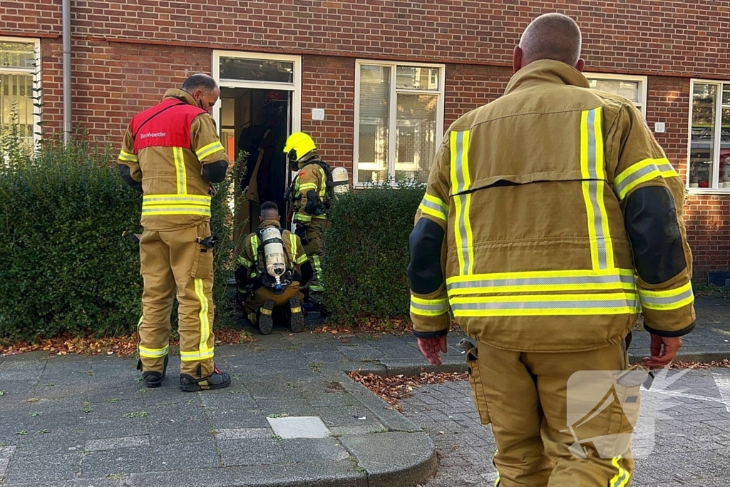 Buren melden keukenbrand