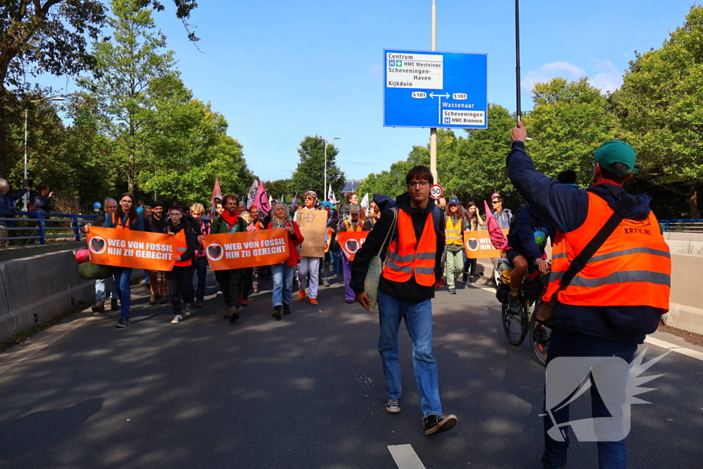 Weinig politie-inzet tijdens XR-blokkade wegens staking