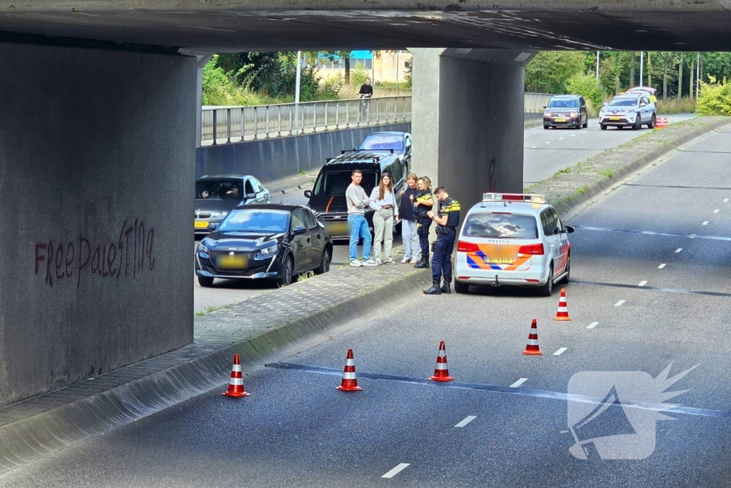 Aanrijding in tunnel zorgt voor verkeerschaos tijdens truckrun