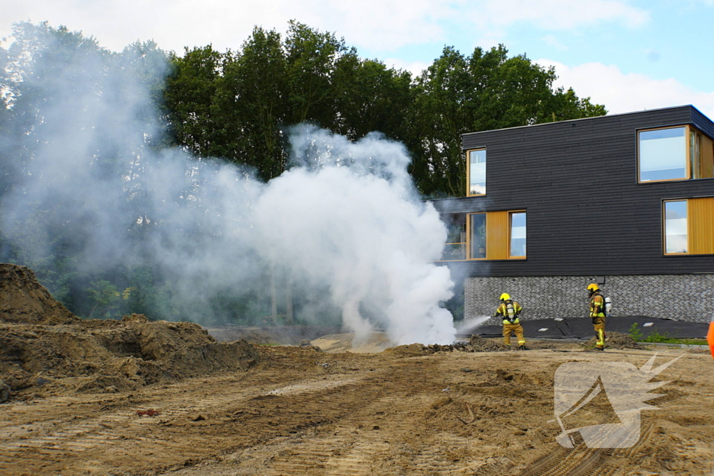 Poederblussers ingezet bij brand in stroomkast