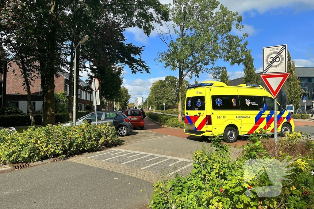 Fietser in botsing gekomen met automobilist