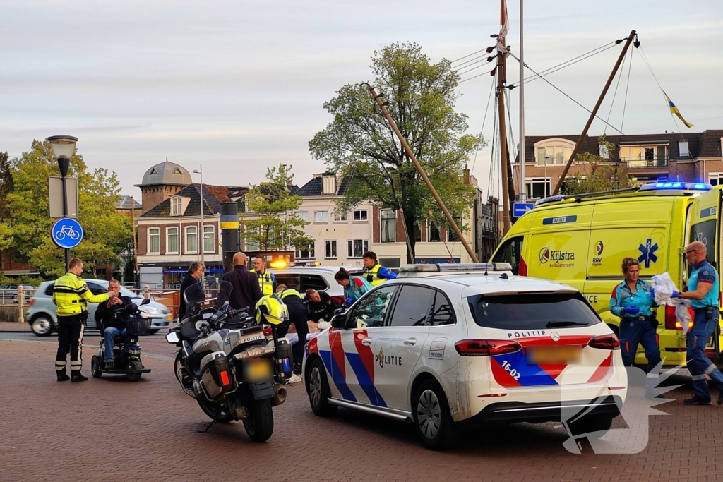 Fietsster gaat onderuit