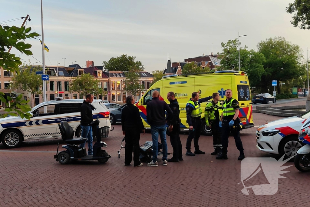 Fietsster gaat onderuit