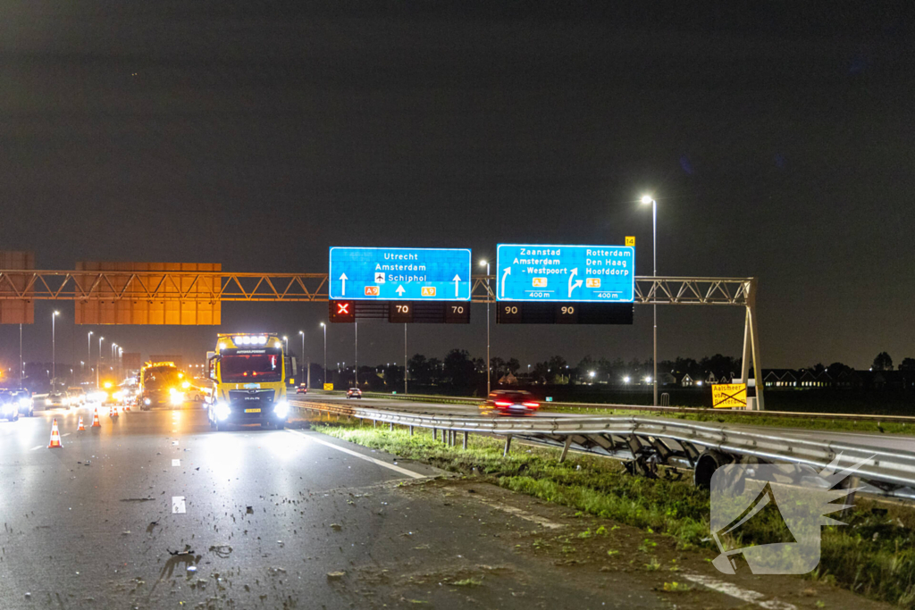 Peperdure Porsche total-loss na aanrijding