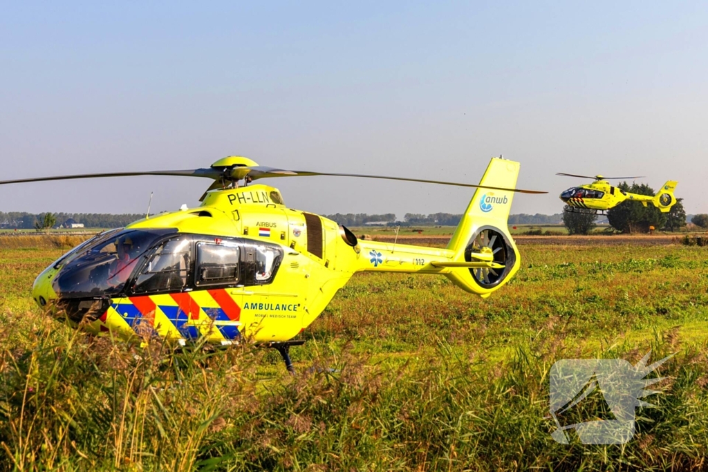 Drie zwaargewonden bij frontale botsing