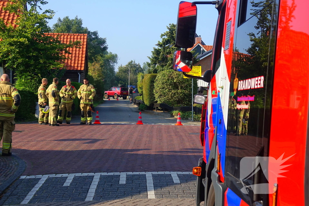 Gaslek leidt tot afsluiting van straat