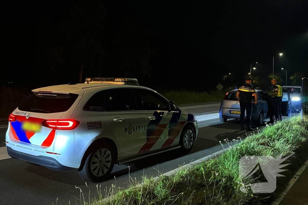 Schade na mogelijke aanrijding