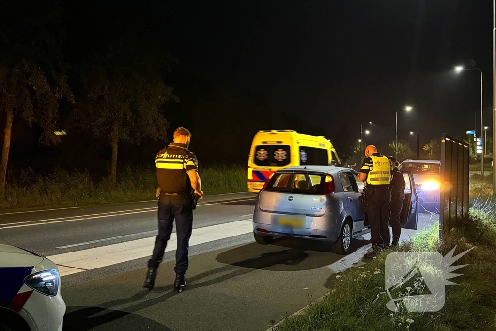 Schade na mogelijke aanrijding