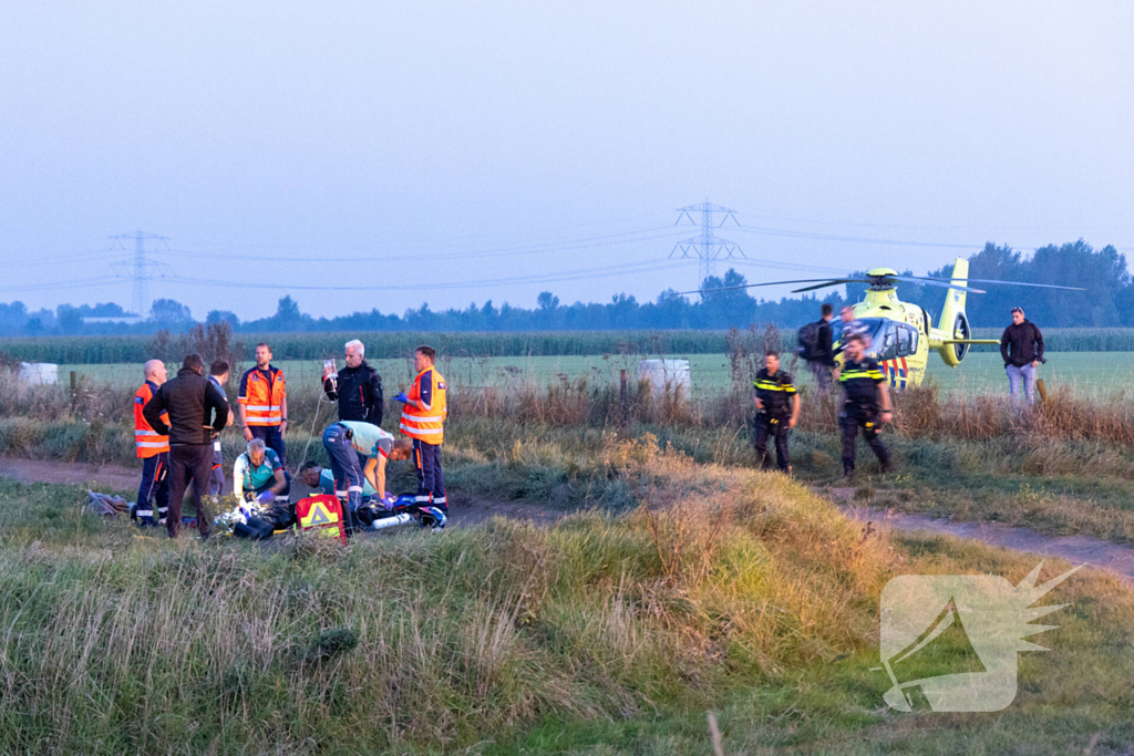 Jonge motorcrosser ernstig gewond bij ongeval