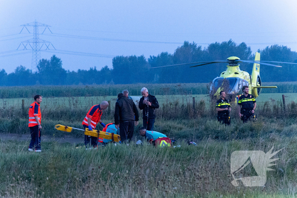 Jonge motorcrosser ernstig gewond bij ongeval