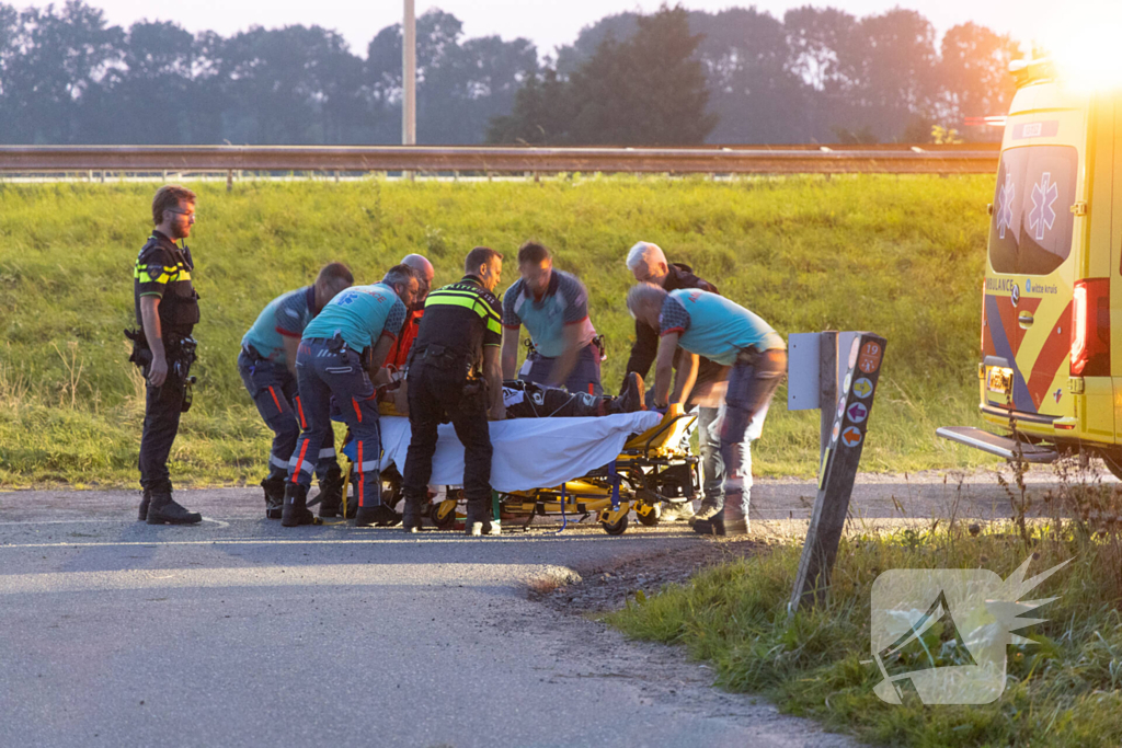 Jonge motorcrosser ernstig gewond bij ongeval