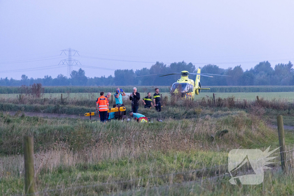 Jonge motorcrosser ernstig gewond bij ongeval