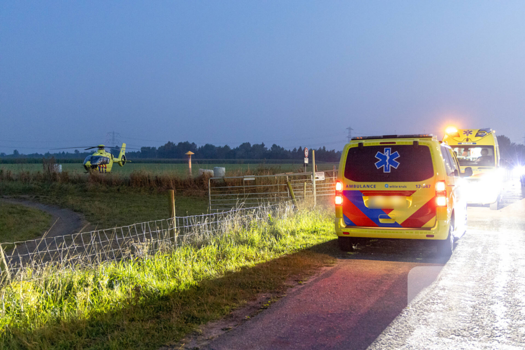 Jonge motorcrosser ernstig gewond bij ongeval