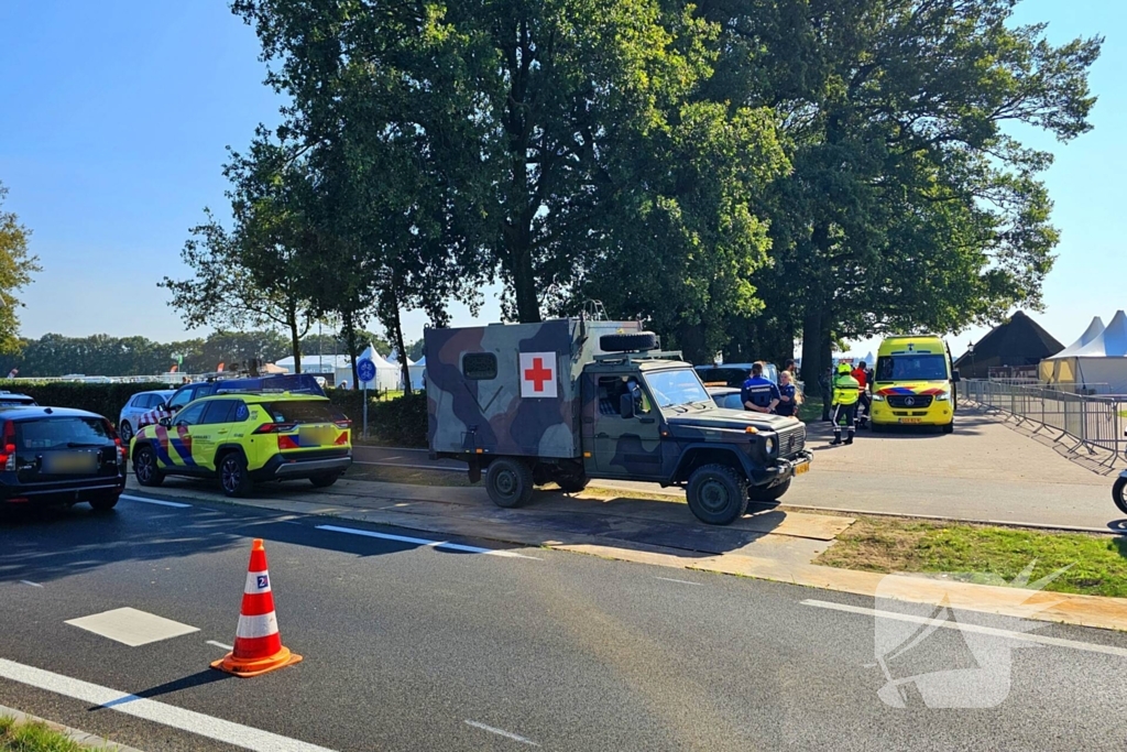 Parachutist zwaargewond bij ongeval op evenemententerrein