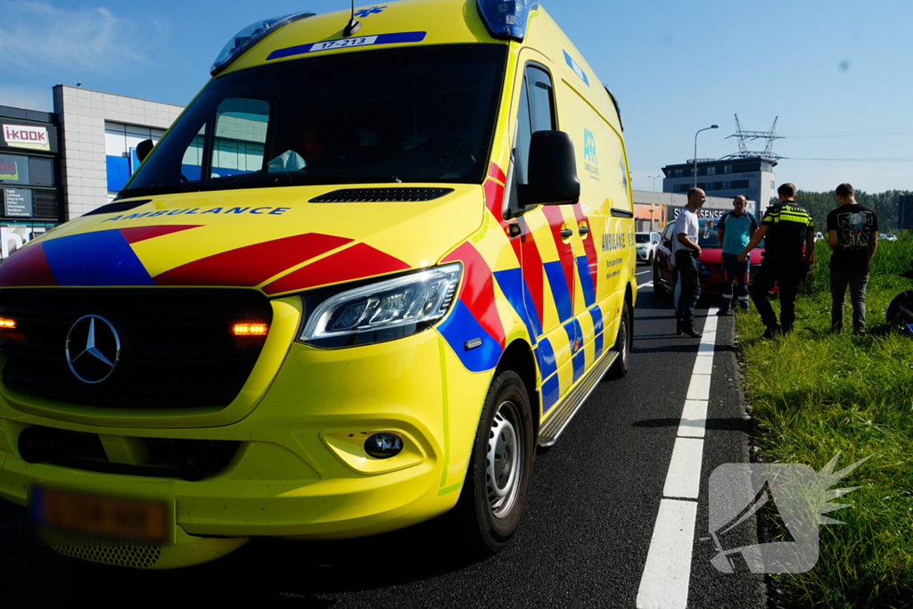 Schade bij ongeval met motor en auto