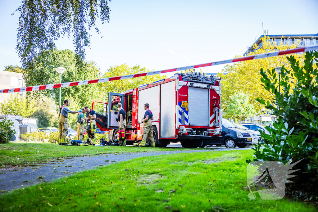 Overleden persoon aangetroffen in woning na gaslekkage