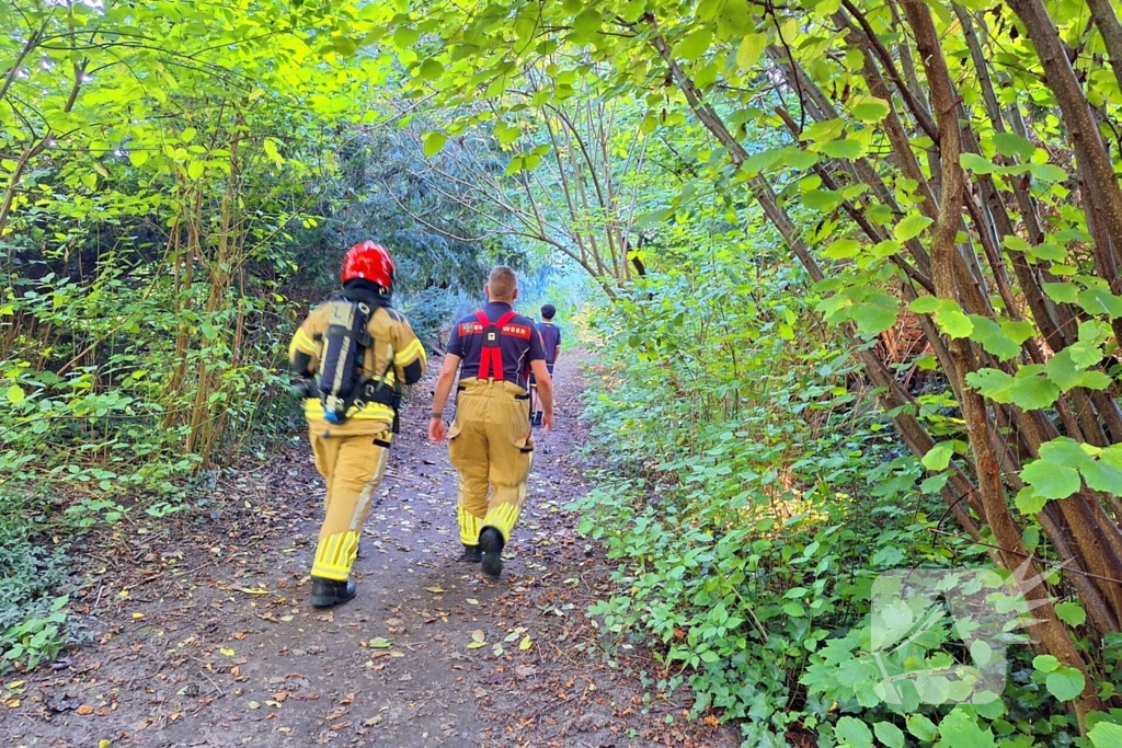 Brand in bosschage snel geblust