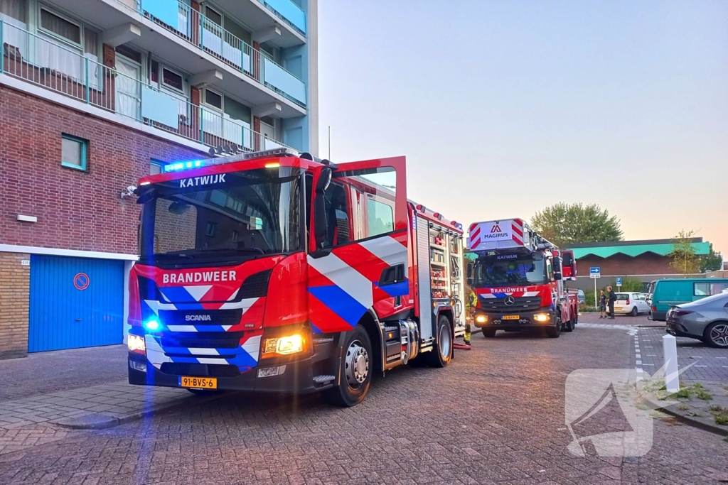 Barbecue op balkon zorgt voor inzet brandweer