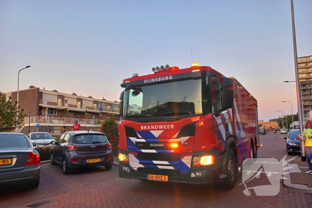 Barbecue op balkon zorgt voor inzet brandweer