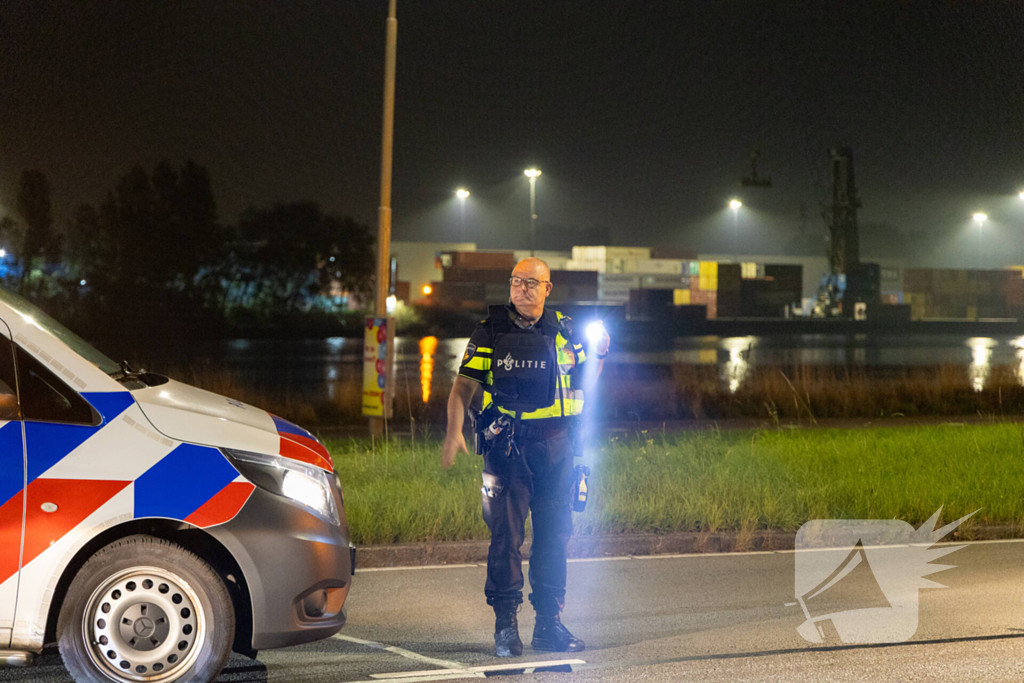 Man midden op straat aangehouden