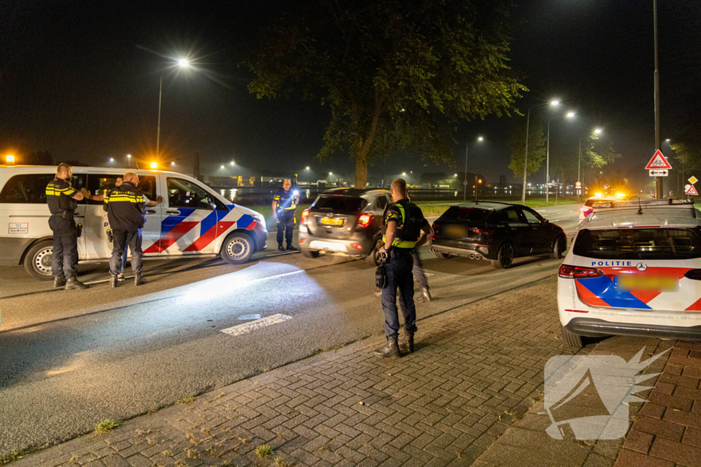 Man midden op straat aangehouden