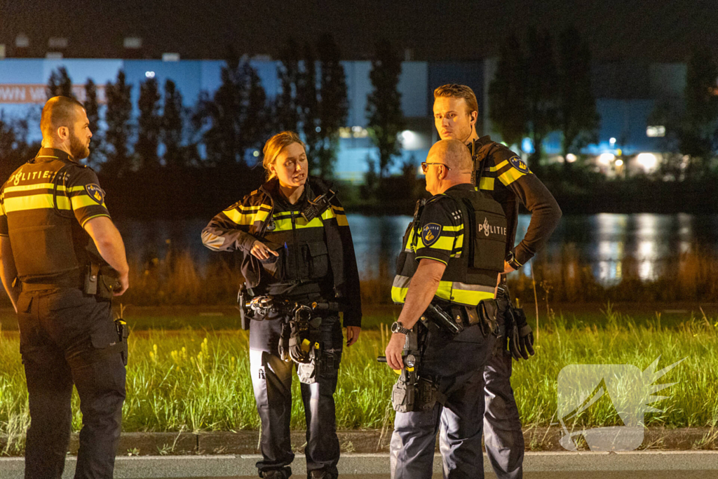 Man midden op straat aangehouden