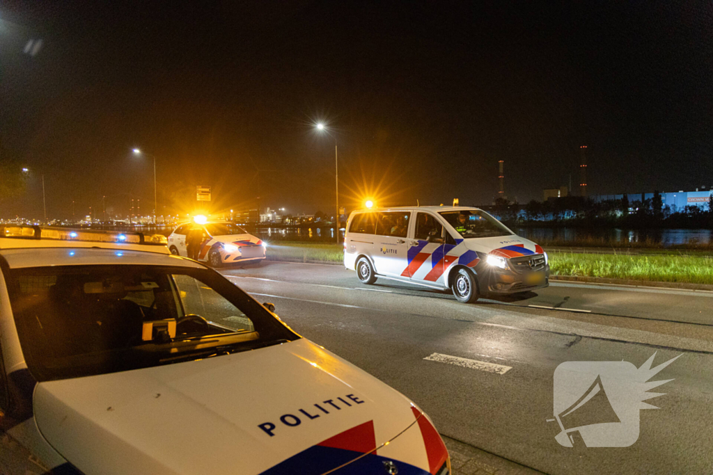 Man midden op straat aangehouden